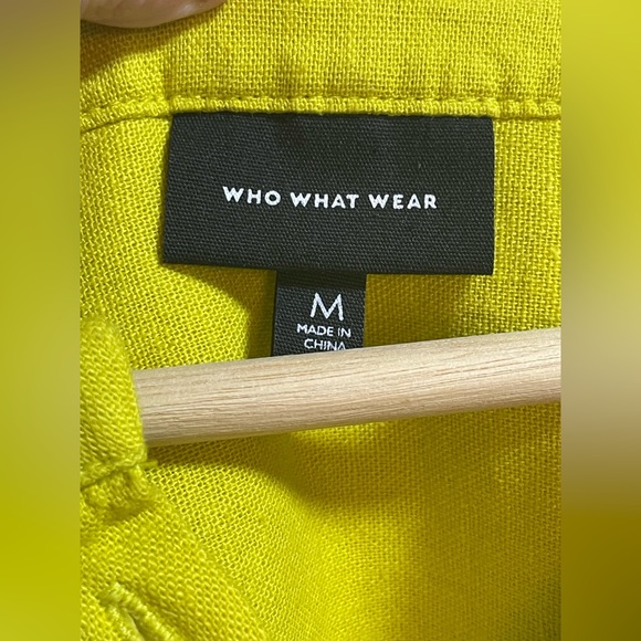 Who What Wear•Sz Medium Linen Top - Picture 2 of 4